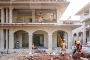 New villa in Goa requiring pre construction termite protection.