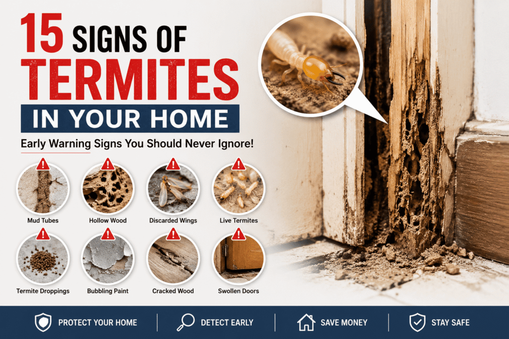 Signs of Termites in Your Home: 15 Early Warning Signs You Should Never Ignore